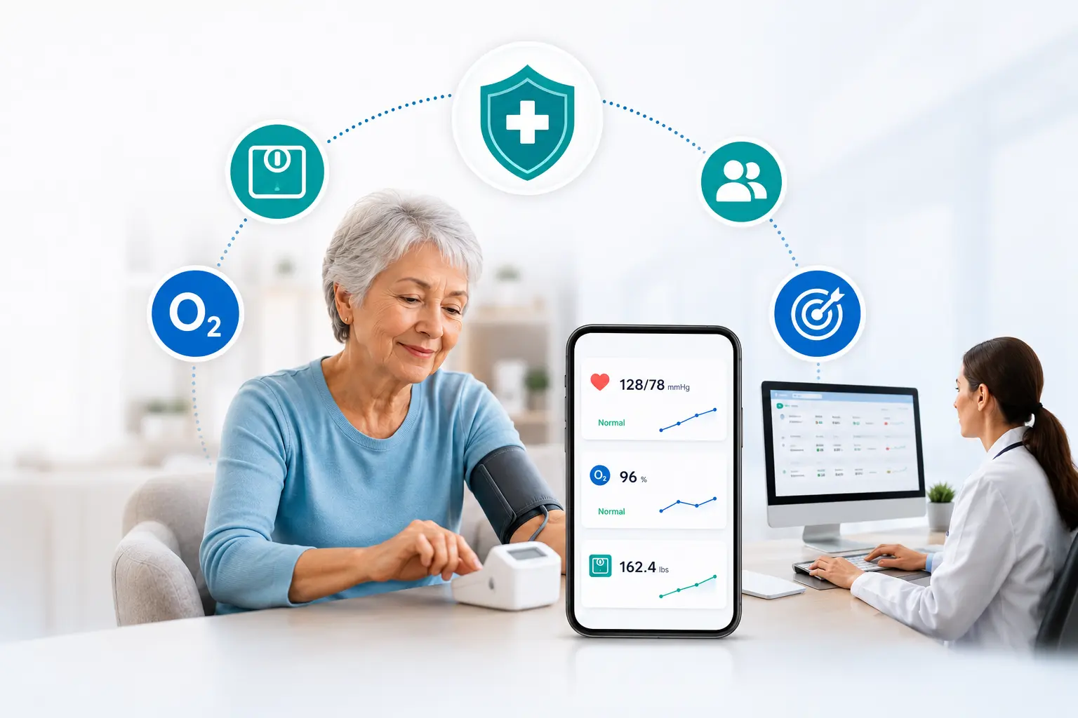 Primary care physician using remote patient monitoring technology to improve patient care