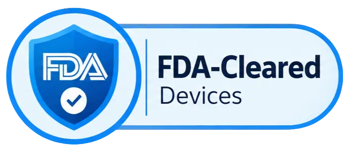 HumHealth FDA cleared remote patient monitoring devices badge
