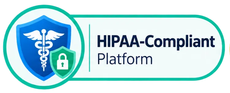HumHealth HIPAA compliant Chronic Care Management Software Platform badge
